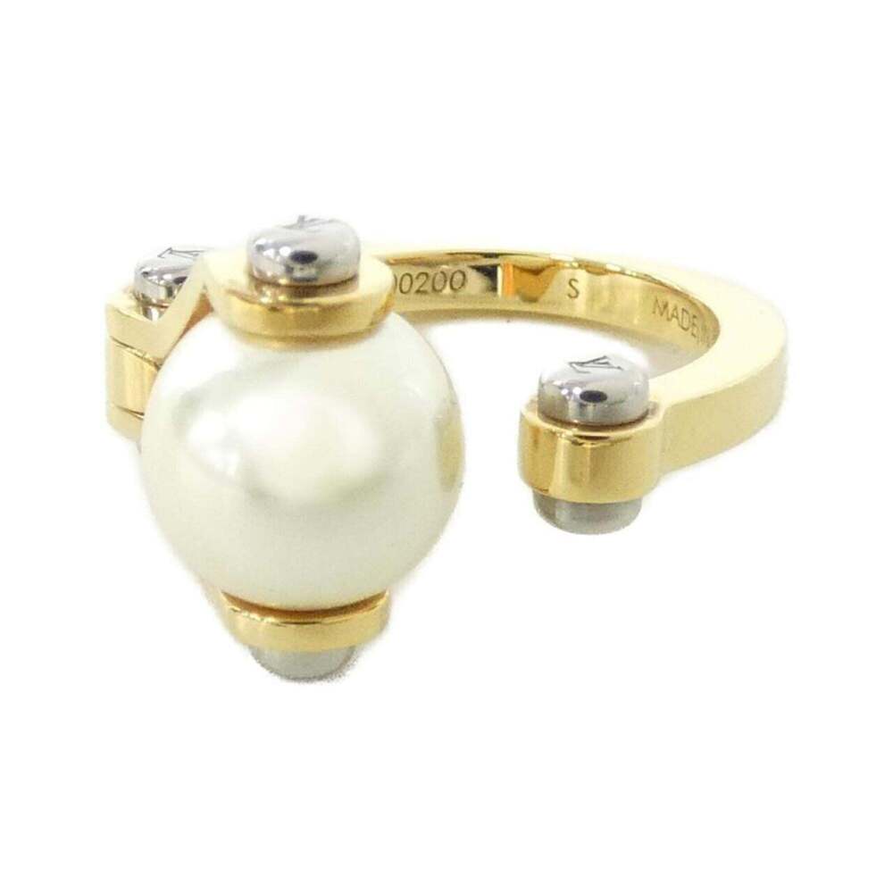 LOUIS VUITTON White Pearl Ring - Picture 1 of 3